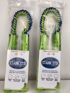 NEW Stank Stix Shoe Deodorizers Odor Removal Set of 2